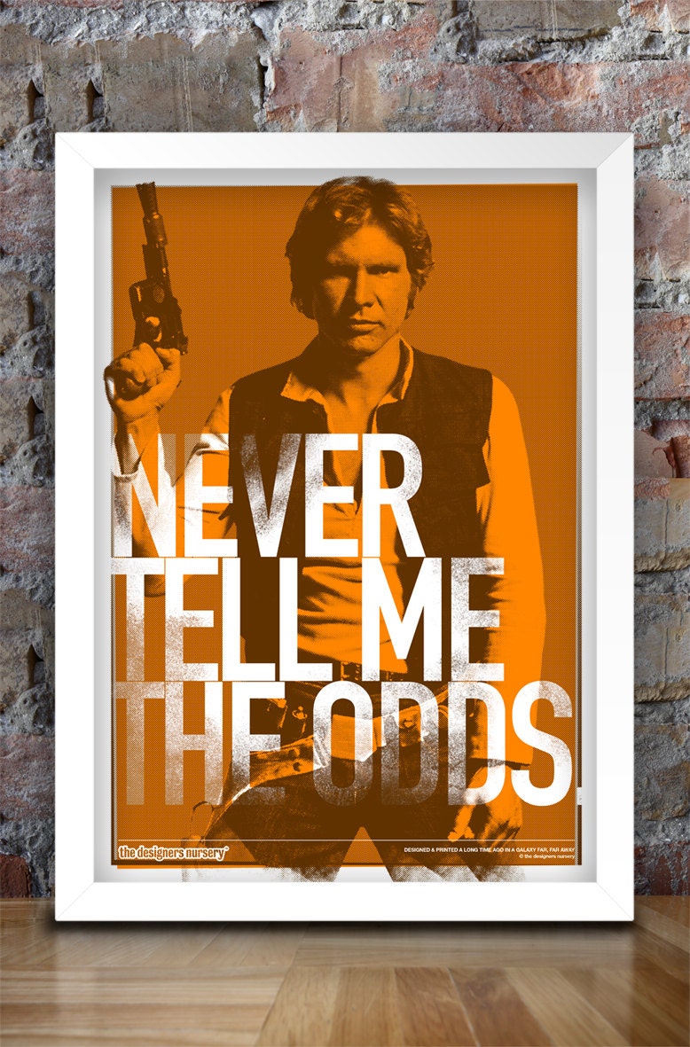 Star Wars Inspired Print (Heroes Series: HAN SOLO) A3