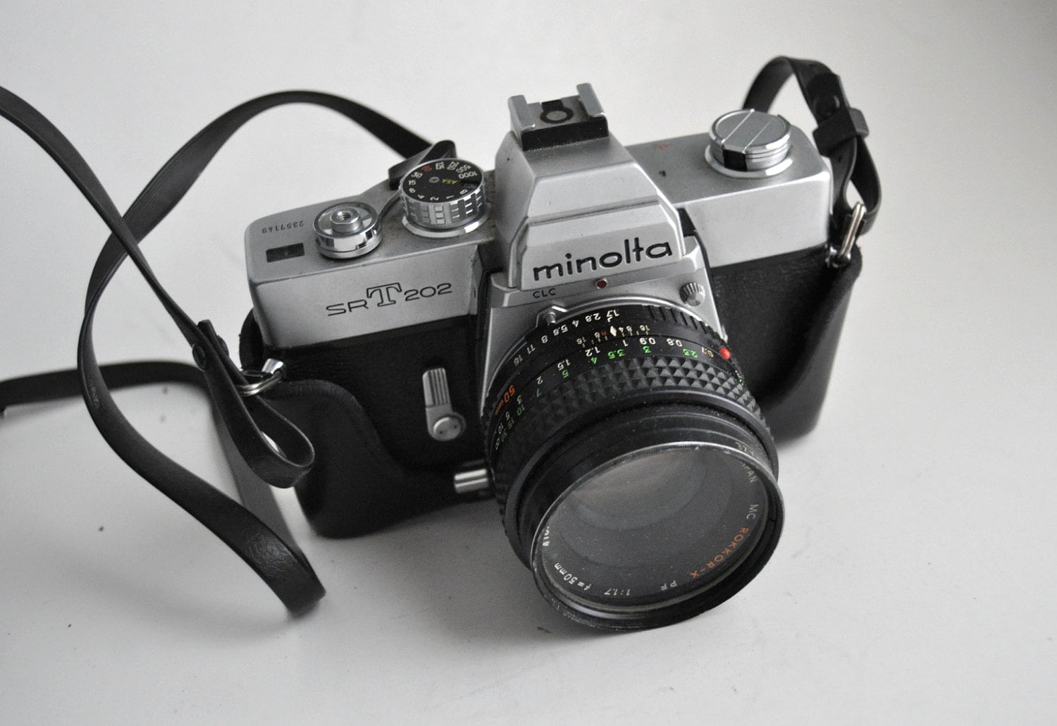 1978 Vintage 35mm Camera Minolta SrT 202 Simple Retro By RetroEra