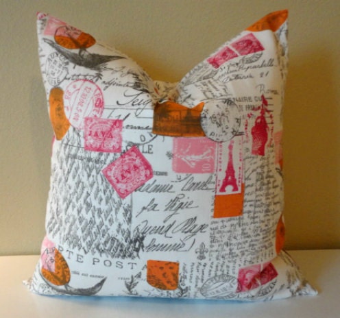SINGLE 18 x 18 Pillow Cover // Amore Sherbet