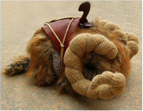 RESERVED for Thomas R. Eco Plush Bantha - Star Wars Creature