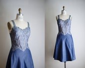 40s slip / 1940s lace underslip dress / Colette slip