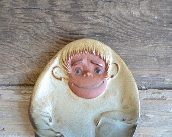 vintage UCTCI monkey plate