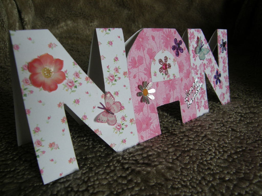 Nan HAPPY BIRTHDAY Nan card NAN birthday card Happy birthday card Nans birthday card ladies cards pink birthday card pink floral card