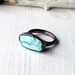 Copper Ring Turquoise December Birthstone Handmade Ring Simple Raw Modern Organic Robins Egg Blue
