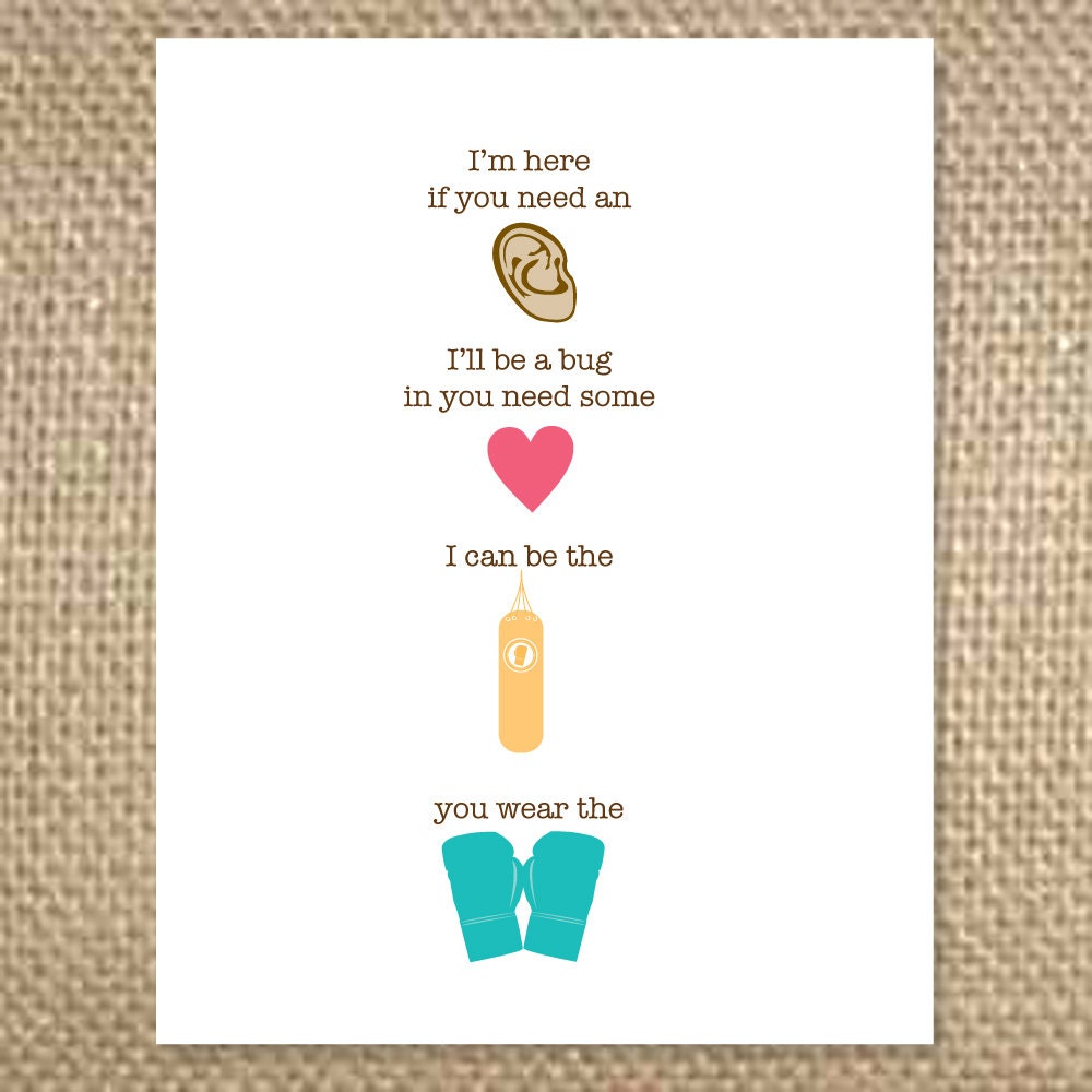 Im Here Support Greeting Card By Uluckygirl On Etsy Im Here Support Greeting Card By Uluckygirl On Etsy