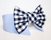Shirt and bow tie dog collar- presidential theme- star print bow tie- red white and blue bow tie- dog bow tie-