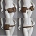 CGD Golden Brown Double Hip Bag with belt, UPCYCLED LEATHER