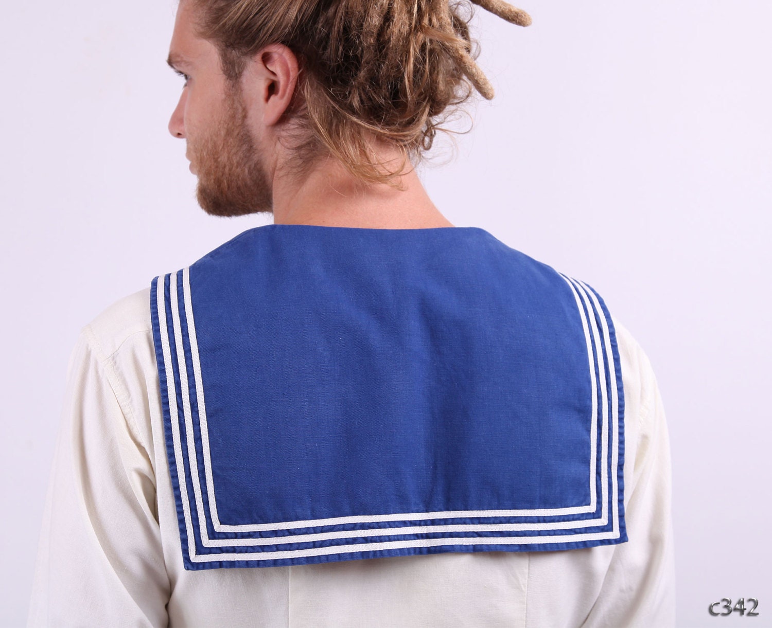 60s Sailor Jacket / Nautical Naval Jacket /