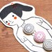 Mademoiselle Fabric Covered Buttons