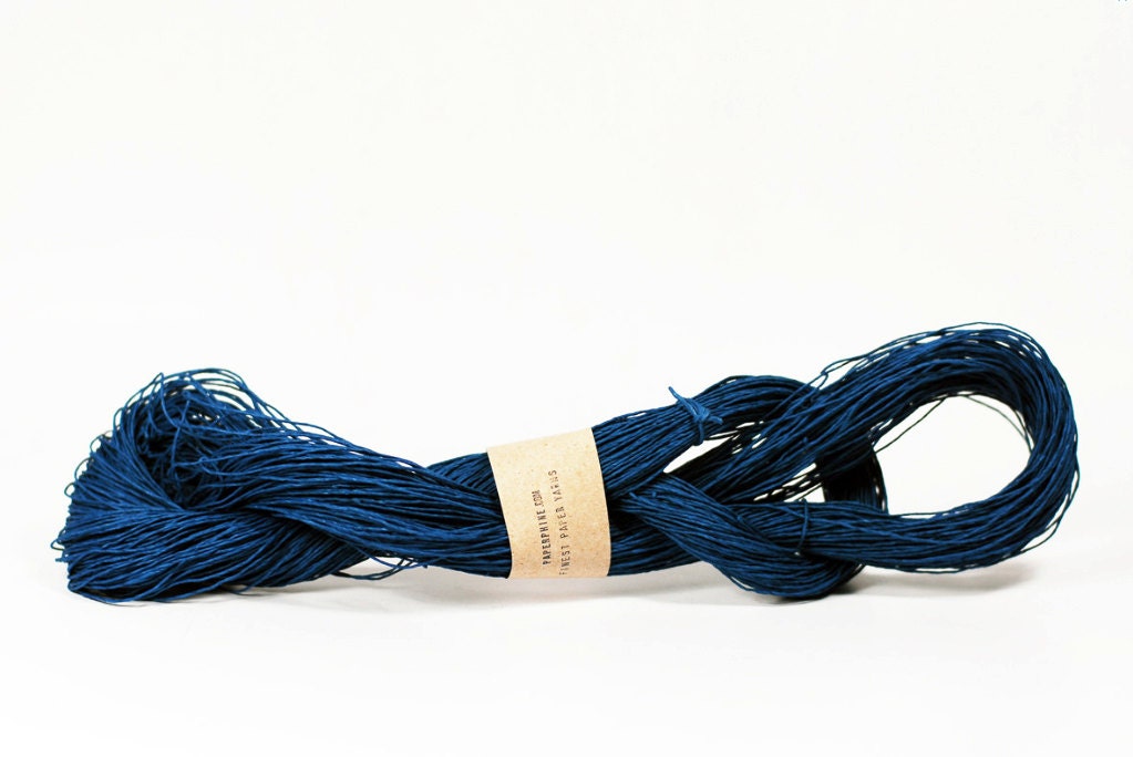 One Skein of JeansBlue Paper Twine / Paper Cord