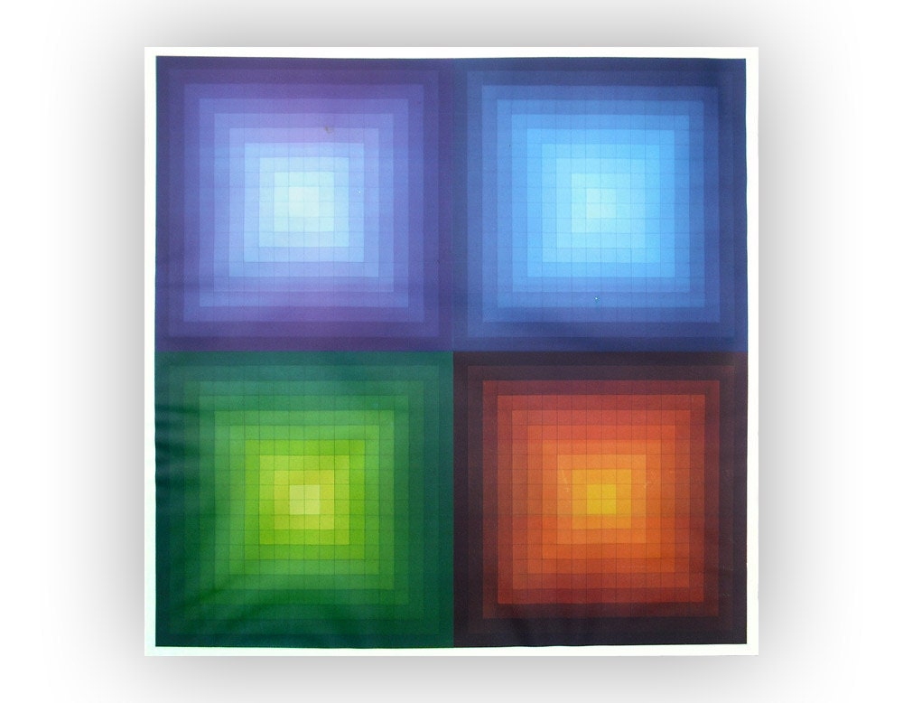 Victor Vasarely "Arcturus II" poster, 1971.