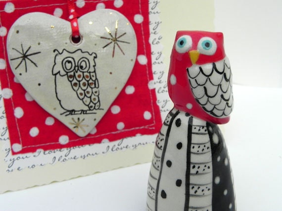 Red Owl Ornament