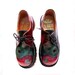 Vintage 1980s Yin Yang DR MARTENS Doc Martens NaNa Gibson Shoes from England Wms U.S. 5 1/2
