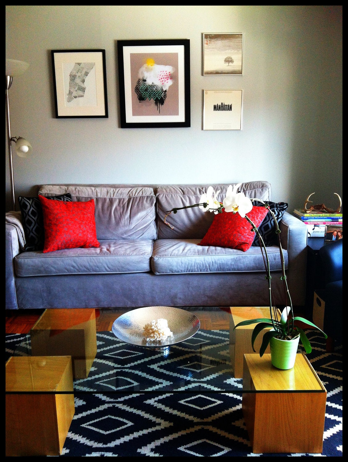 Kite Kilim--West Elm Inspired Archival Print on Paper-Featured on West Elm Blog
