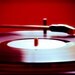 Record Player Photo - Red - Color Photo - Still Life Photo - 5 x 7 Fine Art Photograph- Hipster- Audiophile - Music - Records