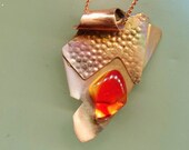 COPPER QUEST..Hammered  and unique shape and design