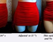 Skirt Only Greta Adjustable length Swim Skirt in Red