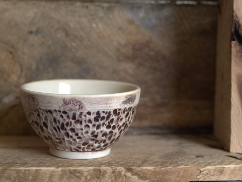 Small Rustic Porcelain Bowl