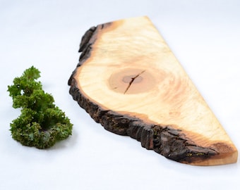 Natural Edge Salvaged Maple Serving Board 761, Ready to Ship