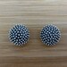 Vintage Balinese Sterling Silver Post Earrings