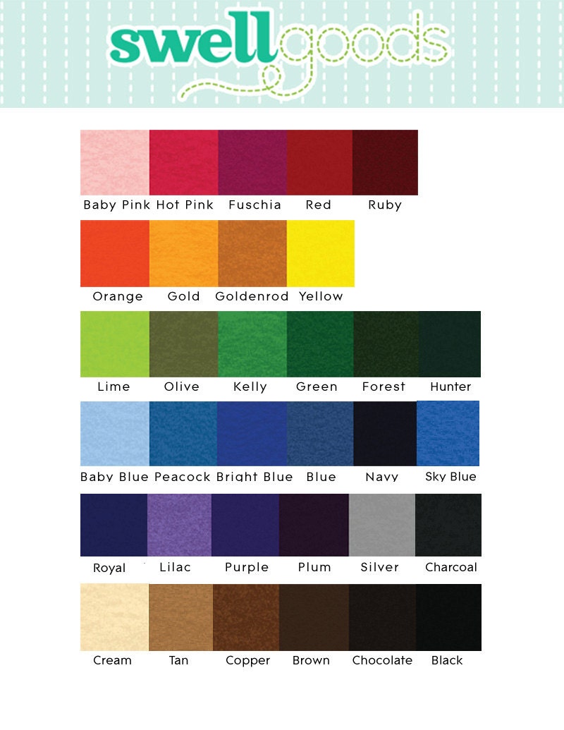 Pick Your Own Colors- 10 sheets of 9 x 12 Eco-Friendly Felt made from Recycled Bottles