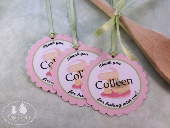 Bake Shoppe...Personalized Baking Party Favor Tags Il_570xn