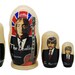 Beatles Nesting dolls babushka dolls set of 5 matryoshka, free shipping