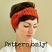 PDF Pattern Crochet Instructions for Faux Bow Headwrap with Permission to Sell What You Make