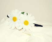 daisy flower headband for bridal, women and girls: blythe.