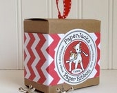Red Chevron Paper Ribbon