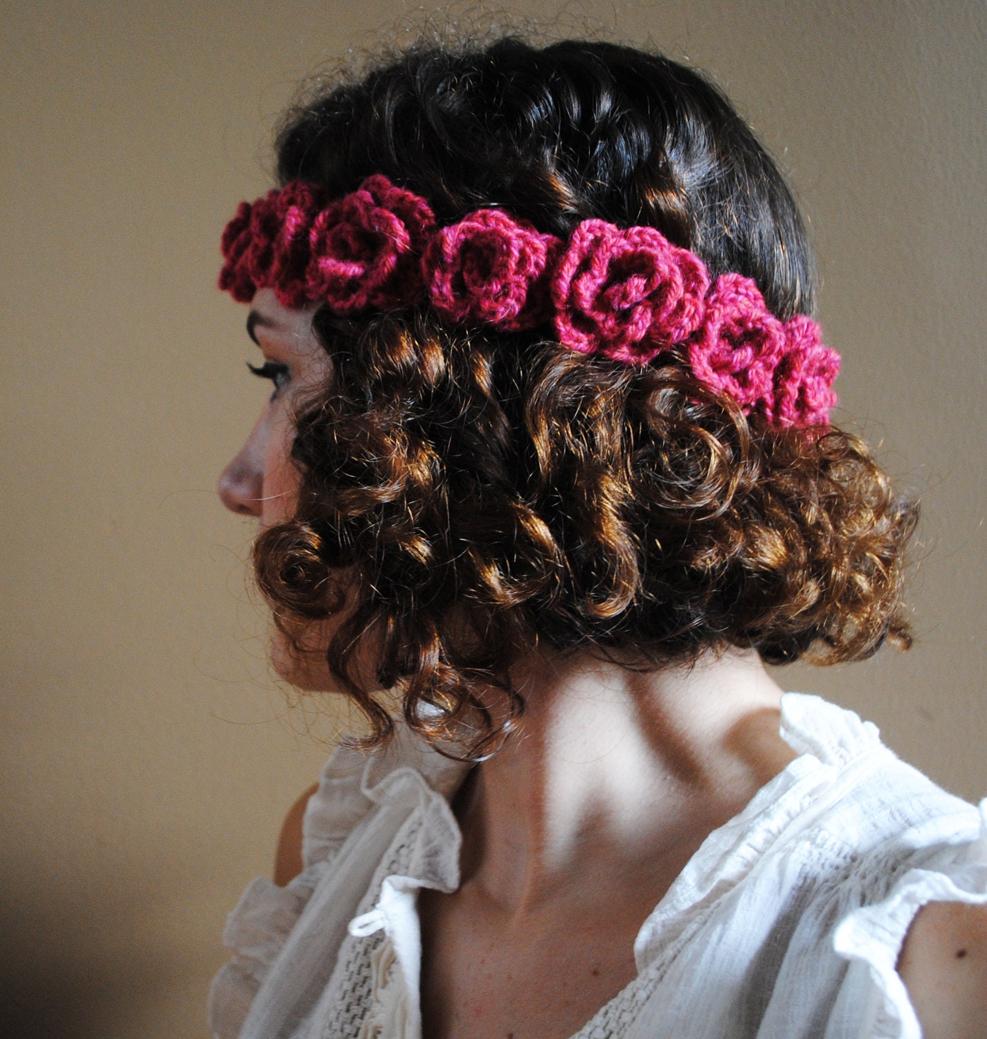 Rosette Flower Crown