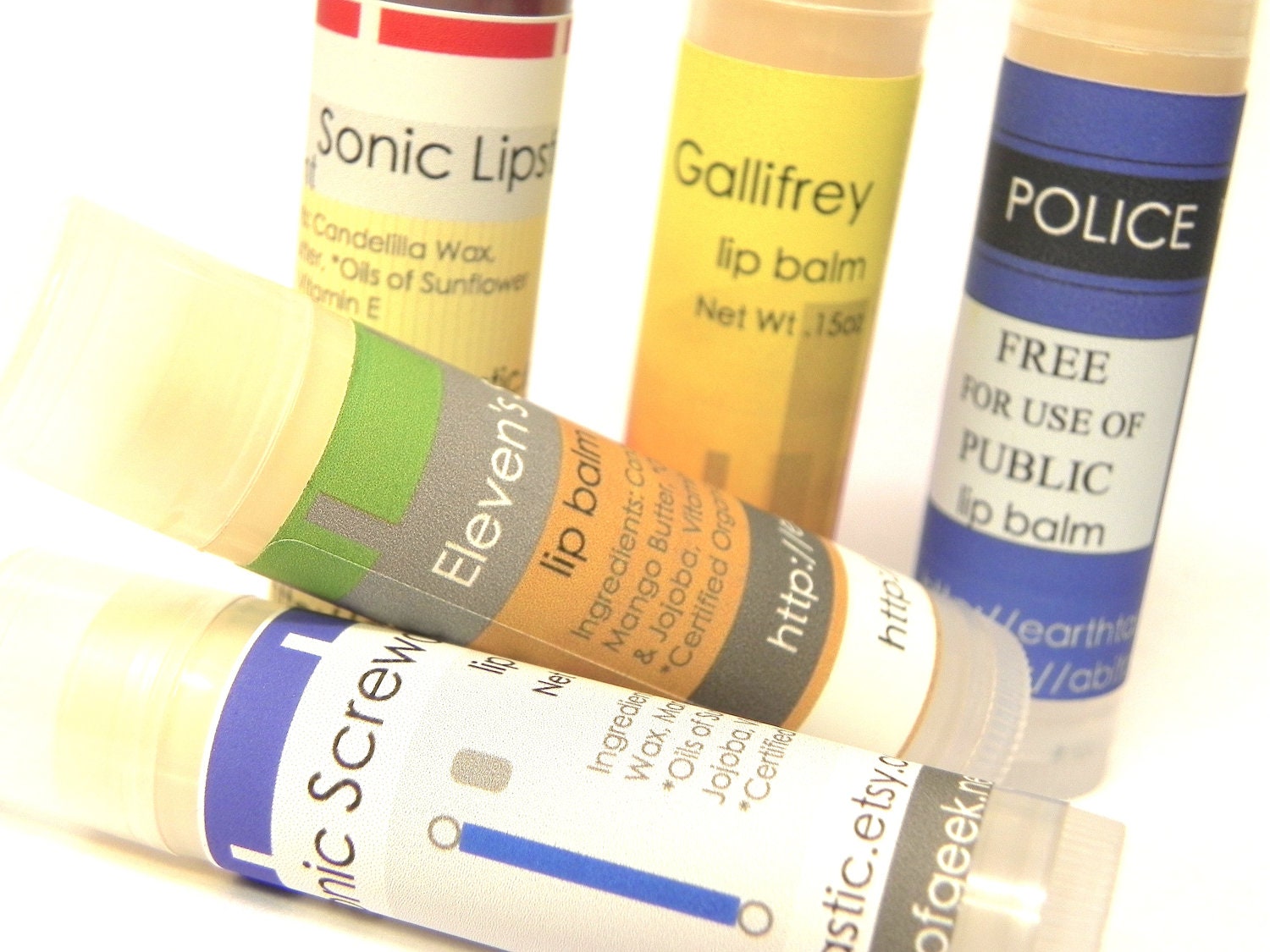 Doctor Who Inspired Lip Balm Gift Set