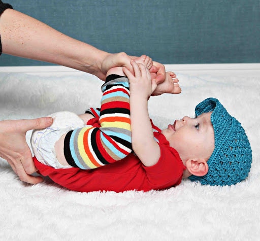 Multicolored stripes Leg Warmers, baby, toddler, boy, newborn - MICHAEL STRIPE Il_170x135