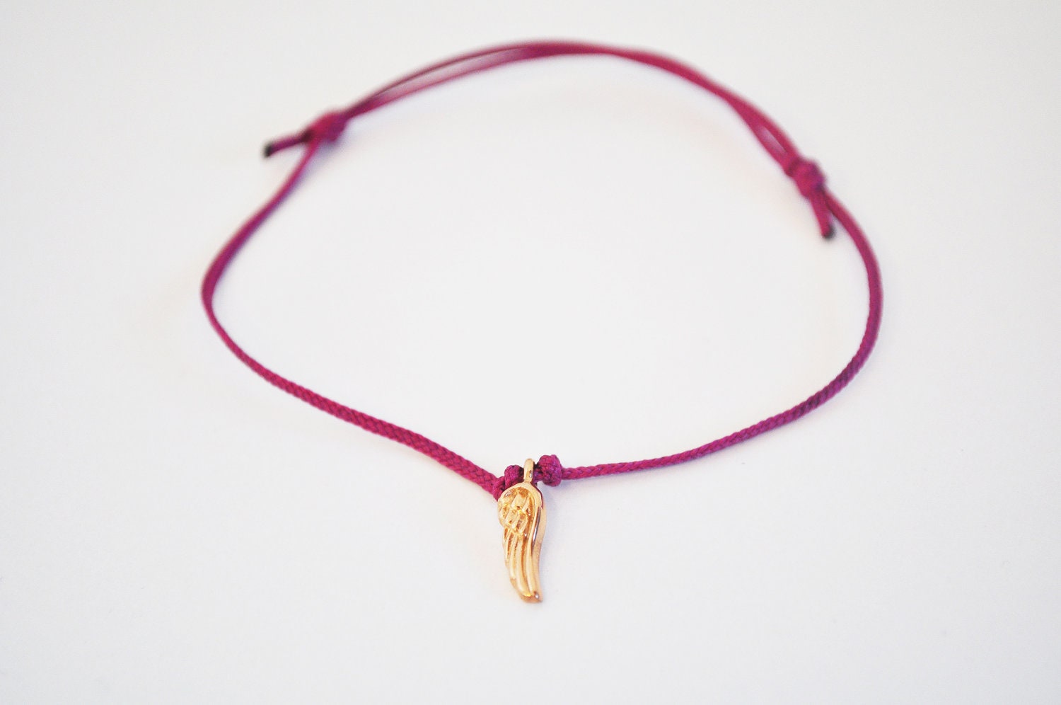 wing bracelet- rose gold plated- free shipping