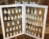 New Design Escort Card Holder With Sign Looks Great For a Contemporary or Rustic Wedding