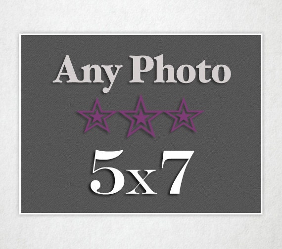5x7 - Purchase Any Photo as an 5x7