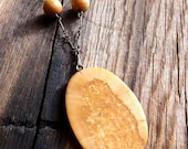 antique 30s bone necklace / 30s jewelry / GRACE