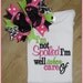 I'm not spoiled, Embroidery Design, Cute Saying w/ M2M Bow