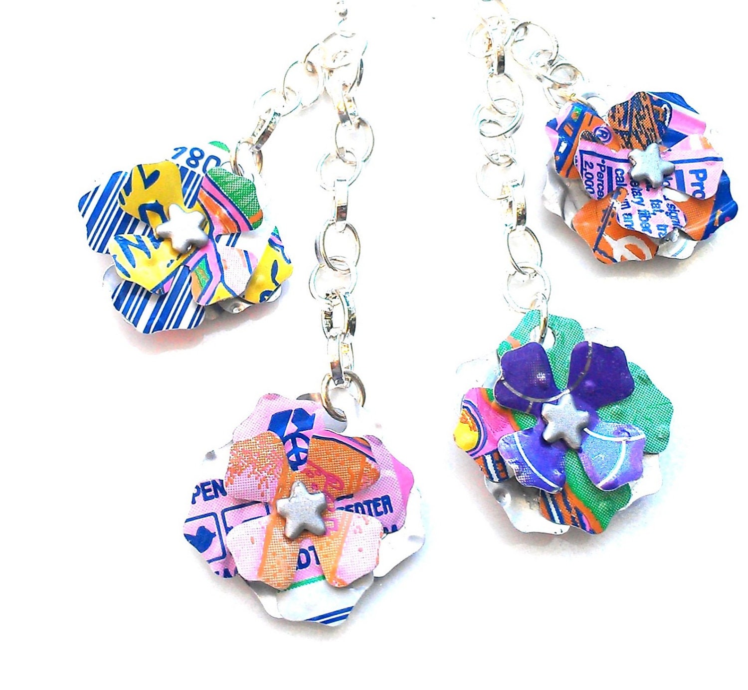 Recycled Soda Can Jewelry Peace Tea Women by AbsoluteJewelry
