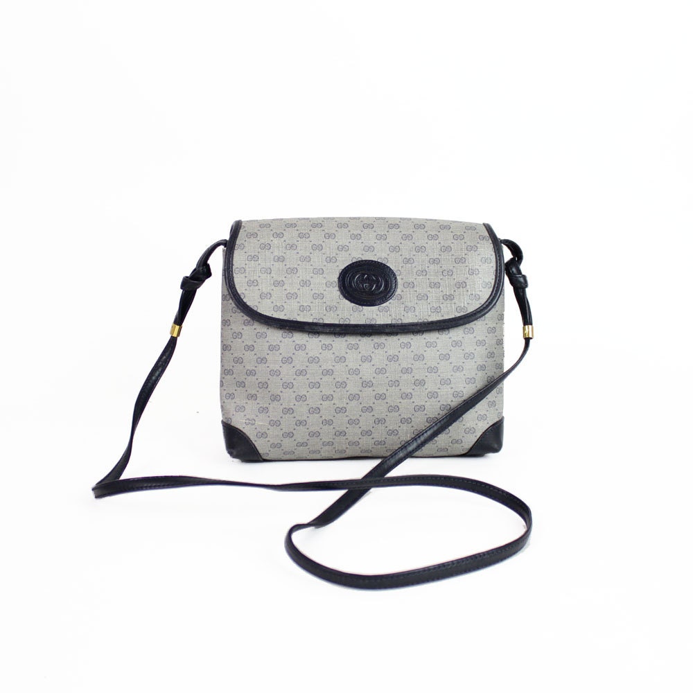Gucci monogram crossbody bag / small blue double G purse