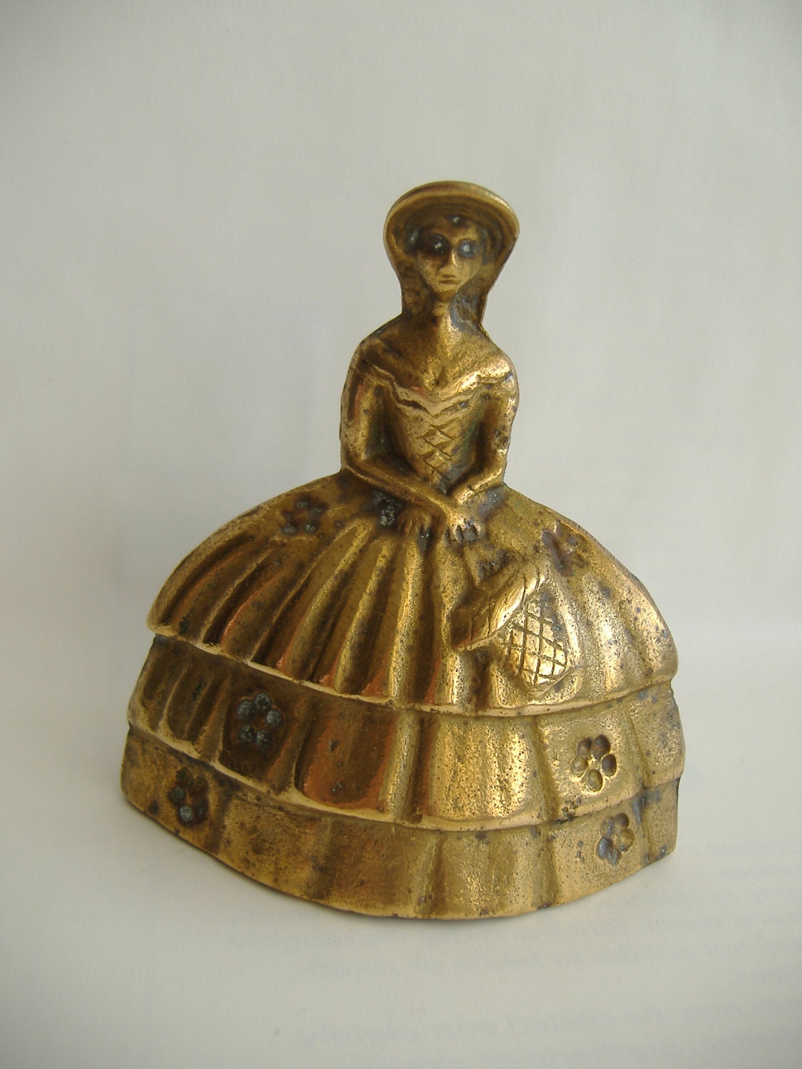 Brass Crinoline Lady Bell By Retrospecial On Etsy