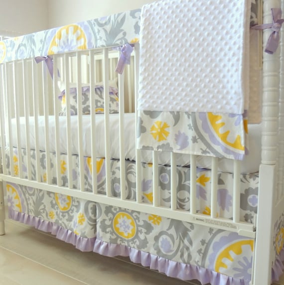 wisteria bumperless crib bedding set by babymilanbedding wisteria bumperless crib bedding set by babymilanbedding
