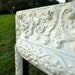 Vintage White Wooden Carved Picture Frame
