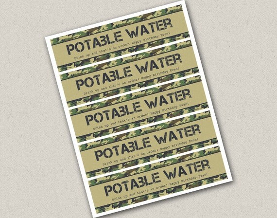 Forward March Water Bottle Labels Il_570xn