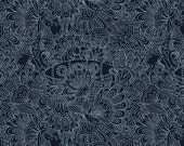 Tula Pink  SALT WATER  Subs and Seaweed  in Aqua - Free Spirit Fabric - One Yard