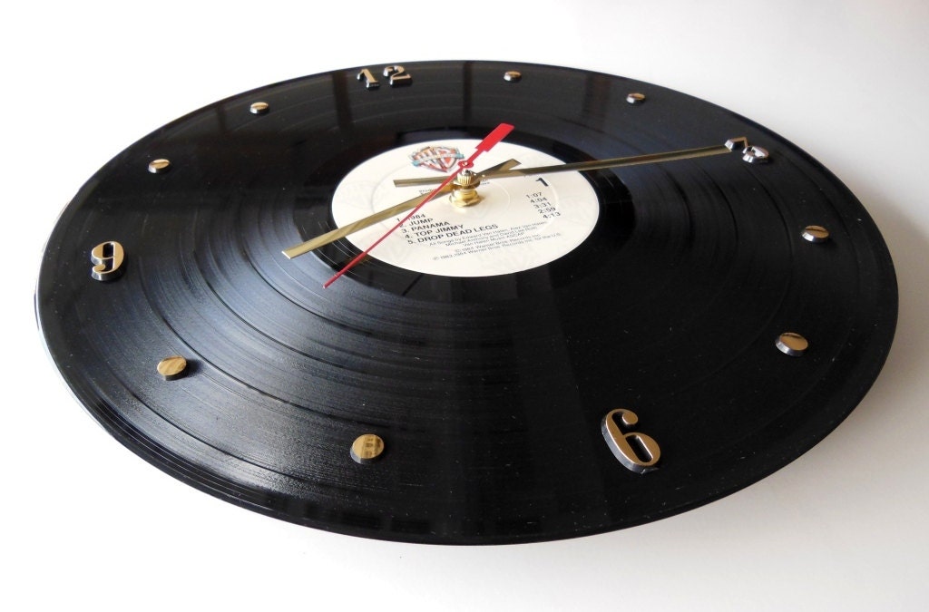 VAN HALEN Vinyl Record Wall Clock (1984)