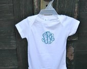 PERSONALIZED White Onsie  - Great for baby showers