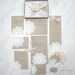 SALE:  vintage lace wedding invitation - Lace doily - featured in VOGUE UK  - Boxed invitation - Lillian Collection-  Sample