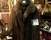 50% SALE Fox Fur Long Coat / Fits size 8 to 10ish / Excellent Condition / 410.00 /
