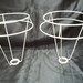 Vintage Wire Lamp Shade Frames, Set of 2 Lamp Shade Frames, Decorate Your Own Lamp Shade,